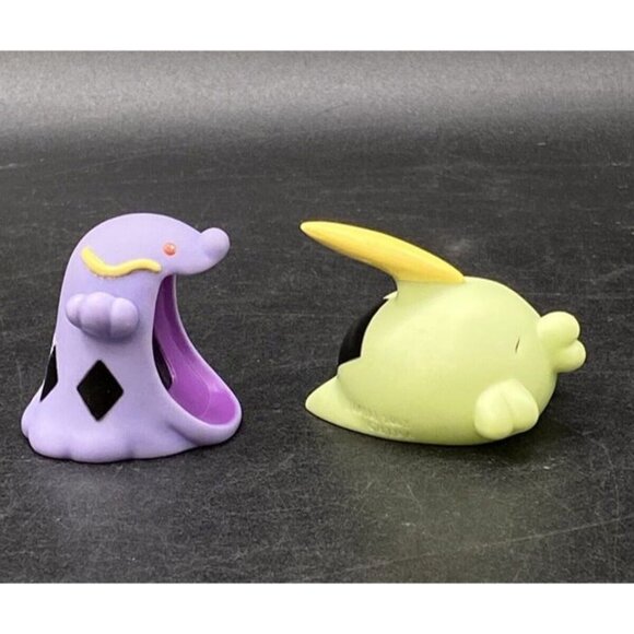 2005 Pokemon Figure Set Swalot Tomy Zukan & Gulpin T-ARTS Get Collections - Picture 1 of 7
